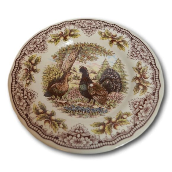 Royal Stafford Other - Royal Stafford Game Birds Collectible Plate With Nature Scene Set x 6 - NEW